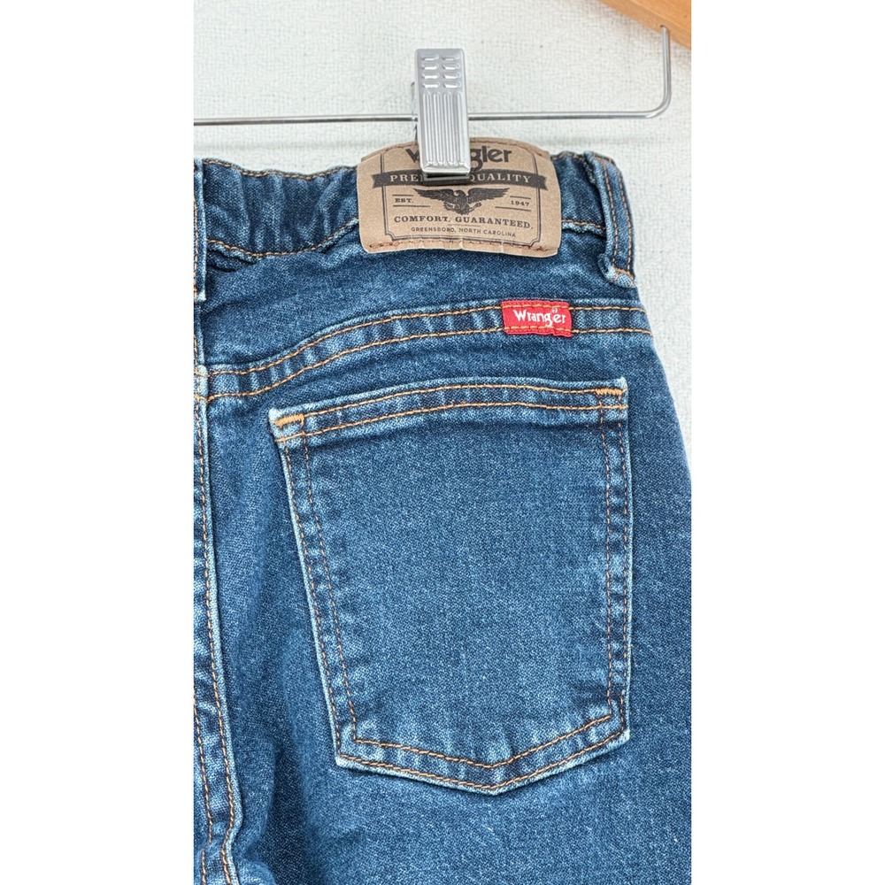 Wrangler Kids Classic Straight Leg Jeans Blue Denim Size 10 Regular 105WNBWDT - Picture 4 of 5